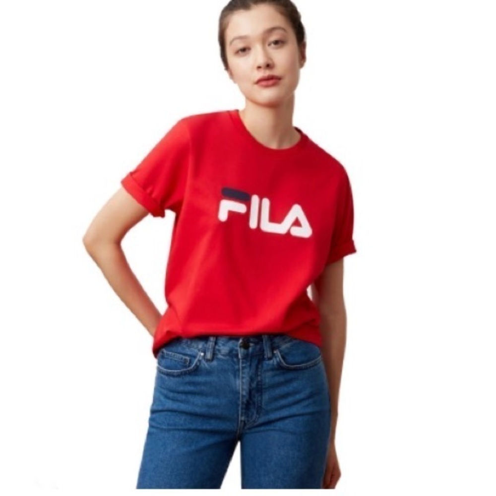 FILA Women's Miss Eagle Red T-Shirt
